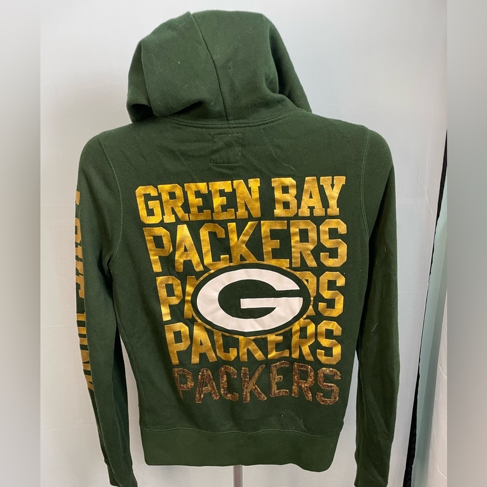 Victoria secret PINK Green Bay Packers Hoodie size medium - Picture 4 of 10